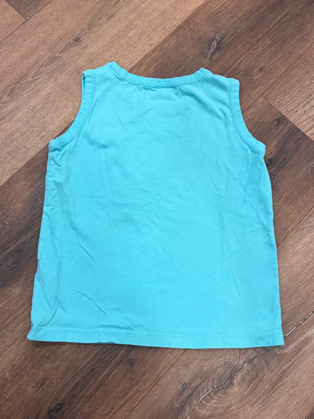Hanna Andersson Blue Rainbow Summer Play Shirt Top 8 Girl - Picture 5 of 10